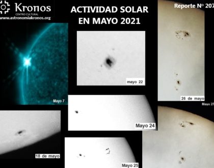 REPORTE #207 – ACTIVIDAD SOLAR EN MAYO 2021