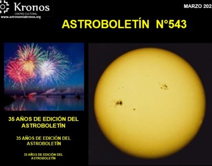 ASTROBOLETÍN # 543