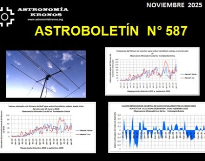 ASTROBOLETÍN # 587