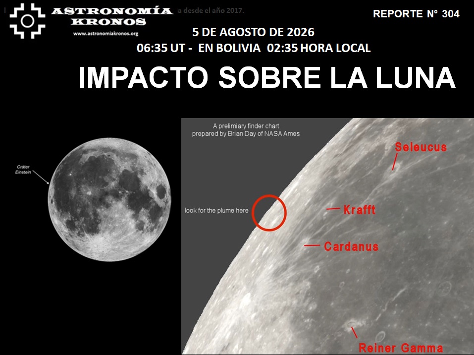 REPORTE #304 – IMPACTO SOBRE LA LUNA